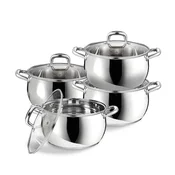 shumee MR-3515-8 Komplet posode, 8 kosov (2,0 l, 2,8 l, 3,8 l, 6,4 l)