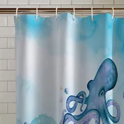 Zavesa za tuš 180x180 cm Octopus – Catherine Lansfield