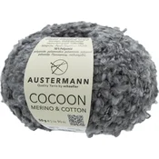 Austermann Cocoon Merino & Cotton 90364-6 Grey Pletilna preja