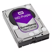 HDD -10TB - WD Purple 10 TB, 256 MB predpomnilnika, 6 Gb SATA., 7200 ot.