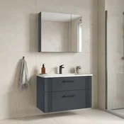 HANAH HOME Kupatilski ormaric sa umivaonikom i ogledalom (2 komada) Bari 85 v2 239