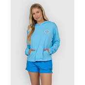 Salty Crew Tippet Fill Tech Hoody Longsleeve Lycra pool blue