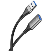 Cable / Adapter USB do USB 3.0 XO NB220, 2m, black (6920680829804)