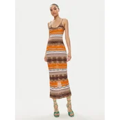 Desigual Poletna obleka Viena 24SWVF05 Oranžna Slim Fit