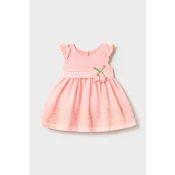 Mayoral Elegantna obleka 1907 Roza Regular Fit