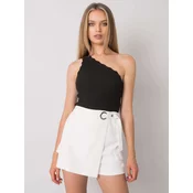 Womens shorts Ecru