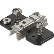 BLUM križna montažna ploščica CLIP,ONYX v.,EXPANDO,nast.V: ekscenter,razd.3mm