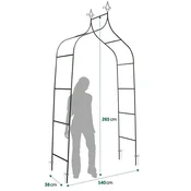 shumee Vrtna pergola lok 265 cm Plonos PL-991