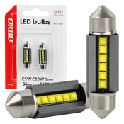 AMiO CANBUS LED žarnica 36mm (12V/24V)