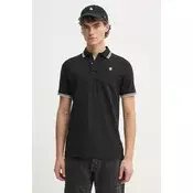 G-Star Raw Polo majica Dunda D17127-5864 Črna Slim Fit