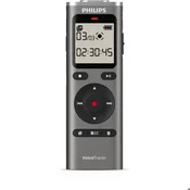 Philips Diktafon DVT1170 Mono,8GB,LCD 2x AAA,siva,USP C,USB 2.0