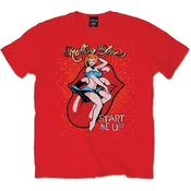 The Rolling Stones Start me up Red XL Majica
