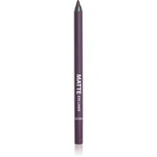 Gosh Matte svinčnik za oči z mat učinkom odtenek 019 Dusty Violet 1.2 g