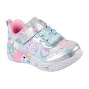 Skechers Patike za devojcice S Lights-Unicorn Charmer-Lil, 303064N-SMLT, Srebrne