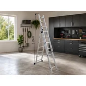 Norvel sklopive aluminijumske merdevine 3x6 stepenika do 3.24m ( KLK-LD-04 )