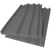 Mega Acoustic WAVE Panel AB 120x60 Light Gray Absorpcijska pena