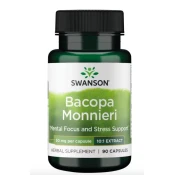 Swanson Bacopa Monnieri ekstrakt, Bacopa small-leaved extract 10:1, 50 mg, 90 kapsul