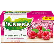 Sadni poparek z okusom Pickwick Delicious Raspberry 20 x 2 g