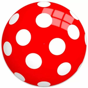 Rdeča krogla - 18 cm