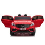 Otroško vozilo Mercedes GLC 63S rdeča lea