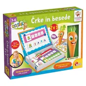 Lisciani Črke in besede 2 v 1 SLO