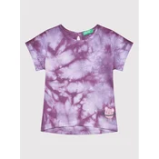 United Colors Of Benetton Majica 3085G103E Vijolična Regular Fit