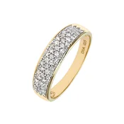 DIAMANT LETERNEL Prstan Eternity-Ring aus 375 Gelbgold mit 0.25 Karat Diamant zlata