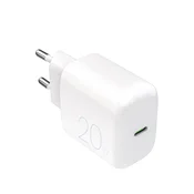 Puro PROLITE 20W USB-C omrežni polnilnik - bel