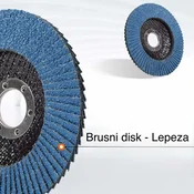 Brusni disk lepeza 115mm set 5komada