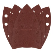 Velcro brusni papir, železo 102 x 152 mm, P120, 5 kosov, z 11 luknjami 58T304