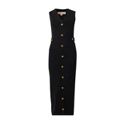 MICHAEL Michael Kors Pletena obleka MT683J25ZV Črna Slim Fit