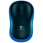 MIŠ USB 3TIPKE OPTIČKI BEŽIČNI M185 LOGITECH MODRA/ČRNA BLISTER