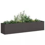 Žabica Crna 200x40x40 cm Hladno valjani celik