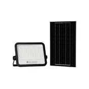LED prigušiva solarni reflektor LED/200W/3,2V IP65 10000 mAh crna + daljinski upravljac