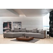 Atelier del Sofa Ugaona garnitura Gondol 105x70x105cm Siva