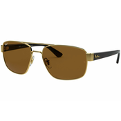 Ray-Ban RB3663 001/57 Polarized Zlatni/Smedi