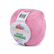 Bamboo Pletena preja Deluxe 100 g - (07) roza