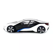 Rastar RC automobil BMW i8 1:24 - siv bel