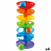 slomart spirala z dodatki playgo rainbow 4 kosov 15 x 37 x 15,5 cm