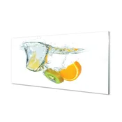 tulup.si Zidna obloga za kuhinju Voda kiwi oranžna 140x70 cm