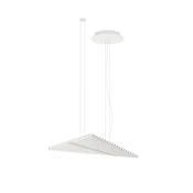 Vibia LED viseča svetilka RHYTHM, bela, 93 x 47 cm, 927, z možnostjo zatemnitve - Dnevna soba/jedilnica - Dizajn - Kovina