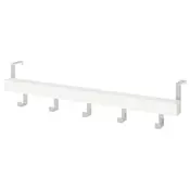 TJUSIG Vešalica za vrata/zid, bela, 60 cm