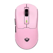 Igralna miška Meetion Air GW24 Tri-Mode - rožnata (PC)