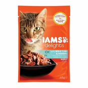 MOKRA HRANA ZA MAČKA IAMS HRANA ZA MUCE TUNA SLANIK, ŽELE, 85G