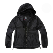 Ženska vetrovka - Windbreaker frontzip, Črna