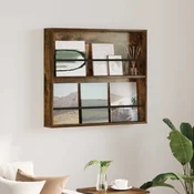 Vidaxl Regal za revije Dimljen hrast 80 x 12 x 70 cm Inženirski les