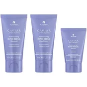 Alterna Caviar Anti-Aging Restructuring Bond Repair darilni set za glajenje in obnovo poškodovanih las 3 kos