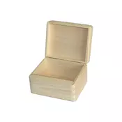 Drvena kutija sa poklopcem 16.2x13.2x9.5 cm (drveni proizvodi)