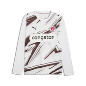 PUMA FC St. Pauli 26/27 Away Long Sleeve Jersey Men, Sport, White/Espresso Brown, 3XL
