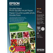 Epson Dvostranski papir za tiskanje s črnilom fotografske kakovosti, A4, 50 listov